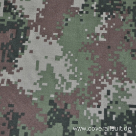 High quality fire retardant blue camouflage fabric